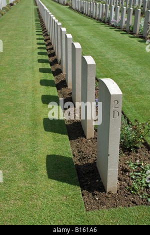 Faubourg-d'Amiens Commonwealth War Graves Commission Cemetery, Arras, France. Stock Photo