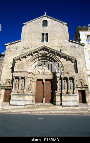 Saint Trophime Church, Arles, Bouches du Rhone, France Stock Photo