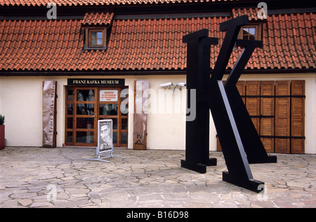 Franz Kafka Museum, Prague, Czech Republic Stock Photo