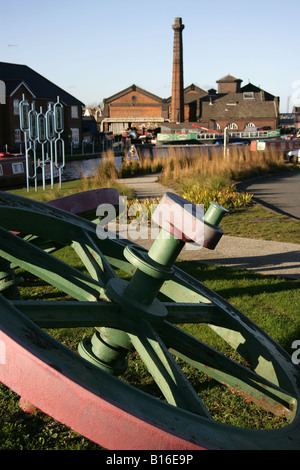 City of Chester, England. The National Waterways Museum at Ellesmere Port near Chester. Stock Photo