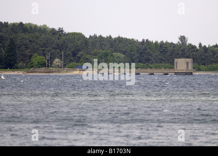 A view of the water level at Hanningfield reservoir, Hanningfield ...