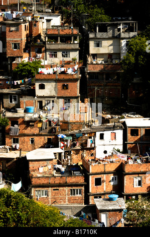 Cantagalo s Hill slum Rio de Janeiro Brazil 10 11 04 Stock Photo