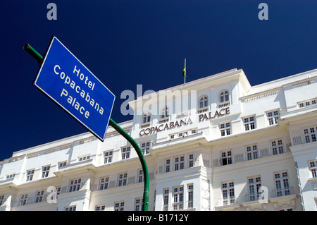 Copacabana Palave hotel Rio de Janeiro Brazil 18 10 03 Stock Photo