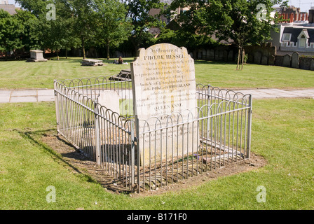 The gravestone of Phoebe Hessel in the churchyard of St Nicholas, Brighton. Stock Photo