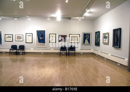 Exhibition of Paintings Royal Cambrian Academy Art Gallery Conwy Stock Photo