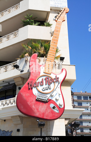 Hard Rock Cafe Corniche Beirut Lebanon Stock Photo