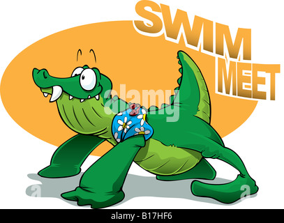 Swim Meet Stock Photo