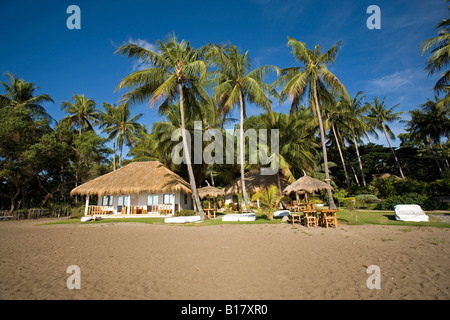 Beach at Pura Vida Beach Dumaguete Apo Island Negros Philippines Stock Photo