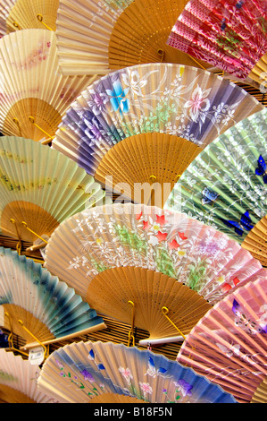 decorative japanese fans Kyoto Japan Stock Photo: 18024865 - Alamy