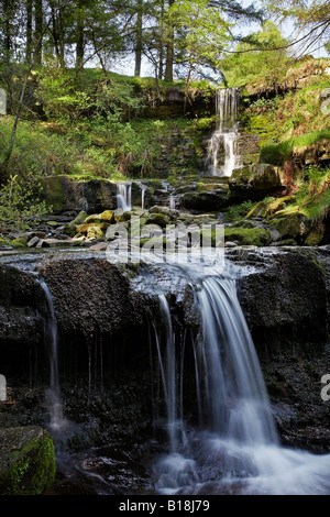 Waterfall at Talybont in the Brecon Beacons Stock Photo