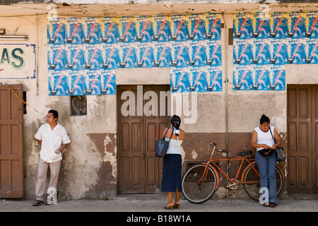 Street scene in Merida capital of the Yucatan state Mexico The first Spanish city built in this part of Mexico Stock Photo