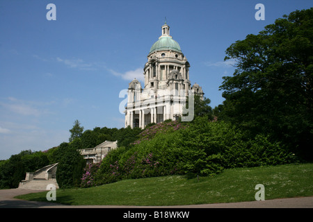 Ashton Memoral, Williamson's Park, Lancaster, Lancashire. Stock Photo