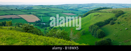 Winsford Hill and The Punchbowl Exmoor National Park Somerset England Stock Photo