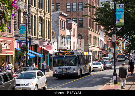 Barrington Street, Halifax, Nova Scotia, Canada Stock Photo