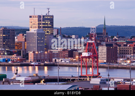 Saint John Skyline, New Brunswick, Canada Stock Photo - Alamy