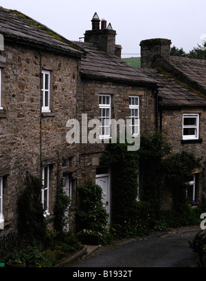 Stone Cottages Near Langthwaite, Arkengarthdale,  In The Yorkshire Dales Stock Photo