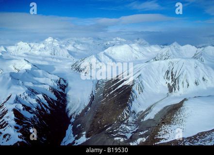 Aerial views of Kluane National Park, Yukon. Taken during the ...