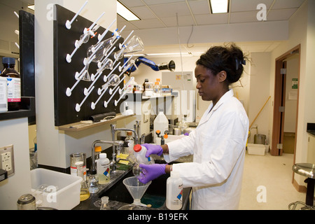 Chemistry Graduate Student Stock Photo