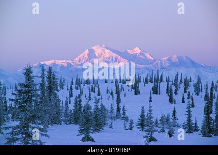 Denali, Viewed From South Of Cantwell, From The Parks Highway In ...