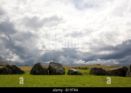 Carrowmore Megalithic Cemetery  Co. Sligo Ireland United Kingdom Stock Photo