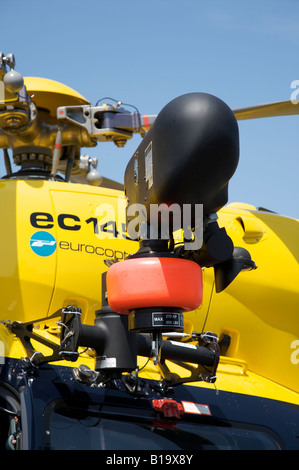 EC 145 EUROCOPTER  HELICOPTER EQUIPPED AND USED FOR POLICE SURVEILLANCE PARAPUBLIC AND SEARCH AND RESCUE ROLE Stock Photo