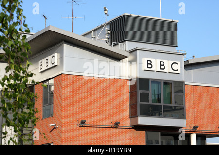 A BBC regional television and radio studio in Nottingham, England, U.K. Stock Photo