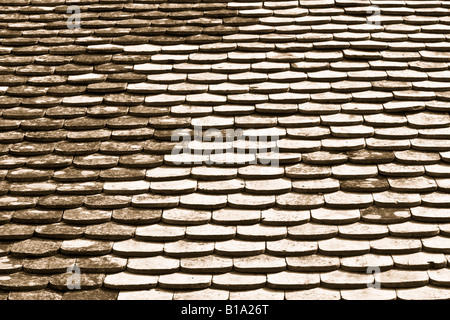roof tile pattern Stock Photo