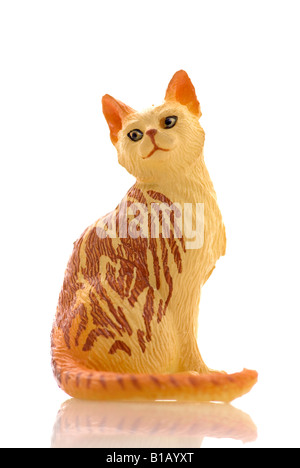 Toy plastic cat Stock Photo