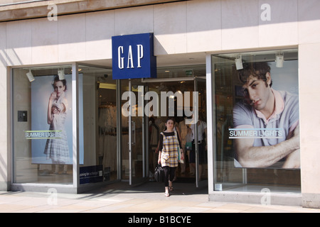 The Gap clothing store in Oxford UK. Stock Photo