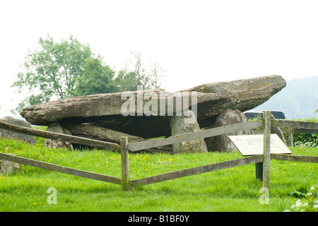 Arthur's Stone Neolithic chambered tomb Stock Photo
