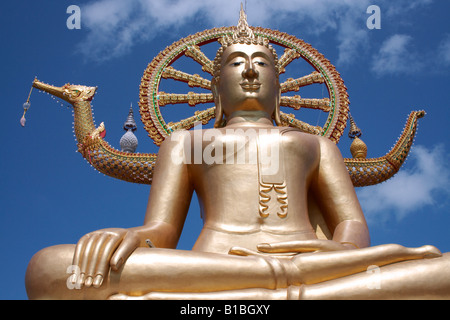 Wat Phra Yai ( Aka temple of the Big Buddha ) , Big Buddha Beach , Koh Samui , Thailand Stock Photo