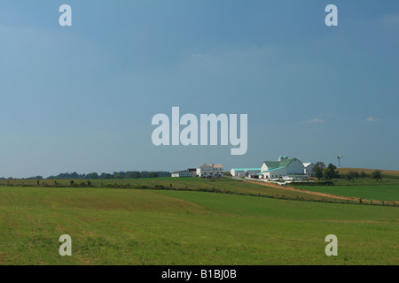 Amish Country Farm Central Ohio Near Berlin Ohio Stock Photo