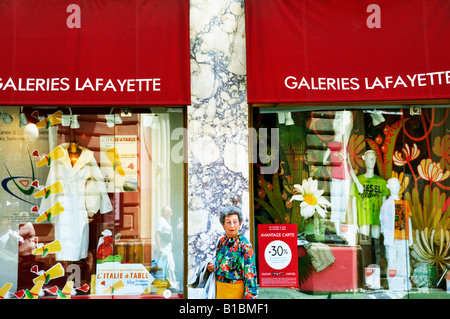 Galeries Lafayette Department Store in the Place Masséna in Nice France photographed  in June 2008 FOR EDITORIAL USE ONLY Stock Photo