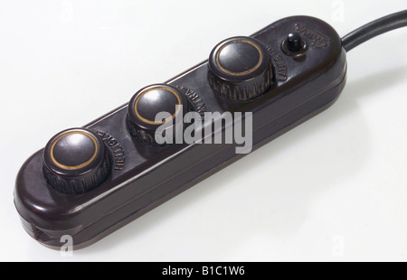 broadcast, television, TV equipment, Grätz remote control, one of the first remote controls, Germany, 1955, Stock Photo