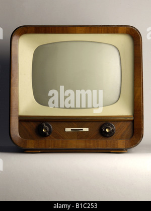 broadcast, television, TV set, types, Philips TD 1422A, Germany, 1953 ...