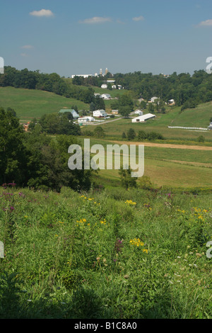 Amish Country Farm Central Ohio Near Berlin Ohio Stock Photo