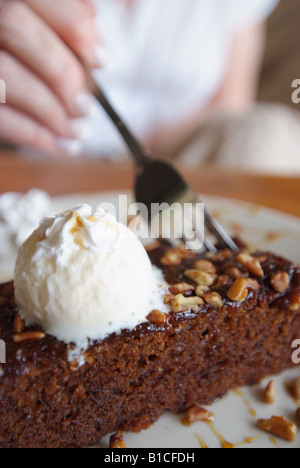 USA Louisiana LA Cajun Country Cafe Des Amis Syrup Cake Stock Photo