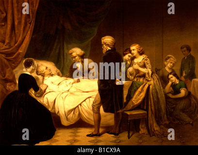 George Washington's Death, 1799 Stock Photo