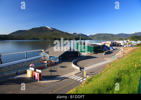 Waterfront in Prince Rupert British Columbia Stock Photo