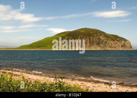 Davaar Island, Campbeltown is linked to the Mull of Kintyre by a causeway , Argyle Stock Photo