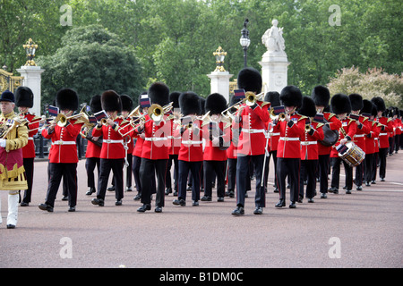 Grenadier Guards Band, Buckingham Palace, London, Trooping the Colour Ceremony June 14th 2008 Stock Photo
