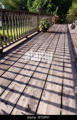 Traditional Malay house in Terengganu, Malaysia. Stock Photo