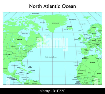 North Atlantic Ocean Stock Photo