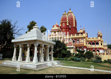 The temple of Laxmi Narayan Birla Mandir Delhi India Stock Photo