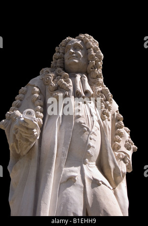 Statue of Sir Hans Sloane King's Road Chelsea London England UK Stock Photo