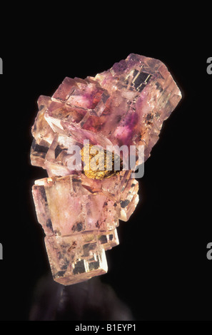 Fluorite Crystal Stock Photo