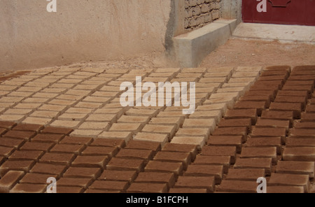 Adobe mud bricks drying in the sun. Bolivia Stock Photo - Alamy