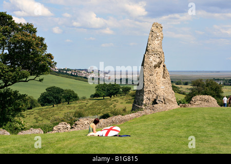 Hadleigh Castle by leigh on sea near southend essex england uk gb Stock Photo