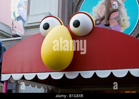 Jim Henson's Muppet Vision 3D Show Awning at Walt Disney World Theme Park in Orlando Florida USA Stock Photo