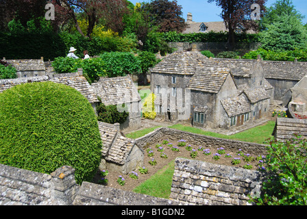 The Model Village, Rissington Road, Bourton-on-the-Water, Cotswolds, Gloucestershire, England, United Kingdom Stock Photo